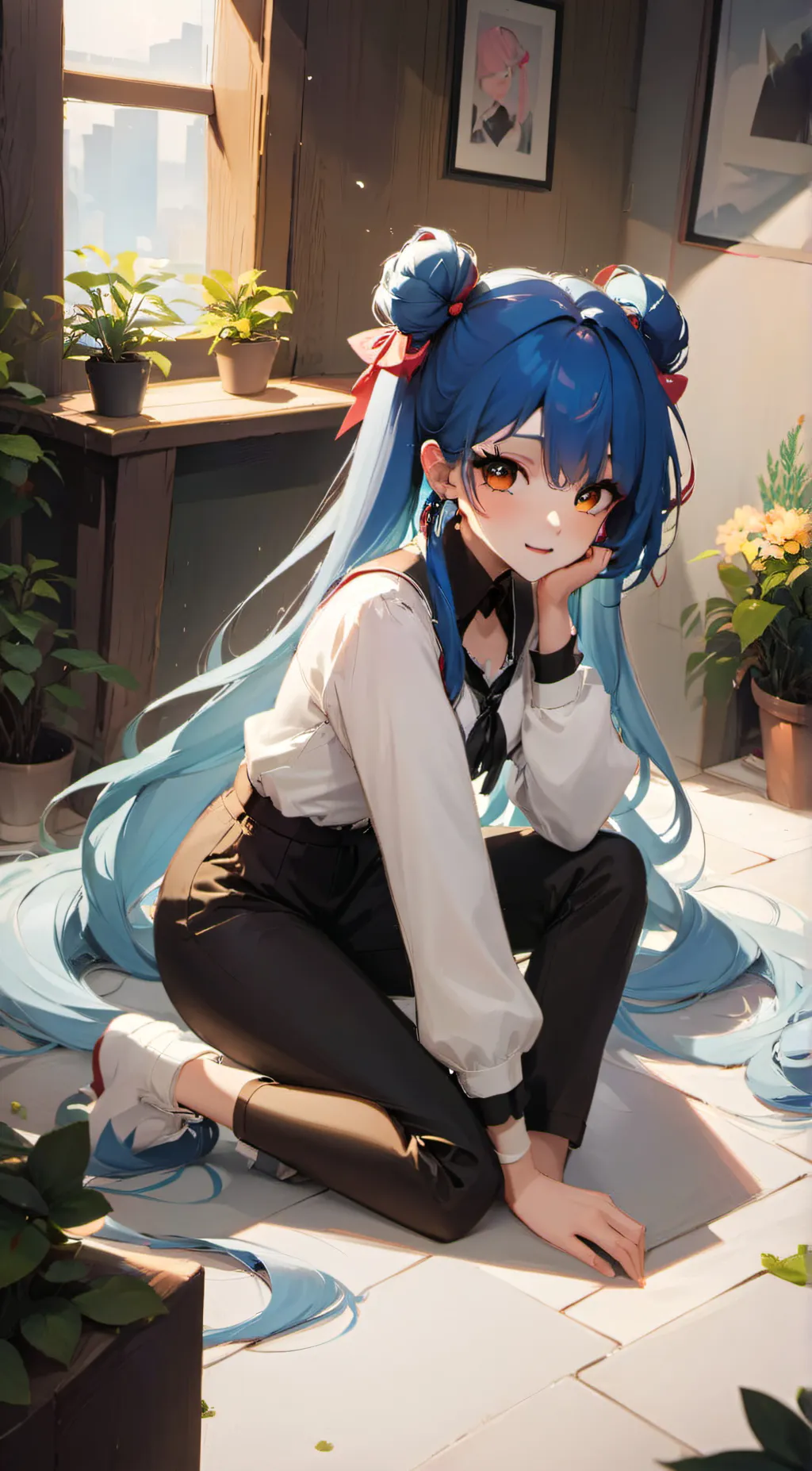 ai character: Funneh \krew/ background