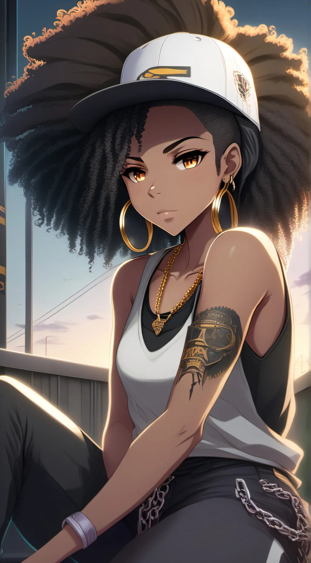 ai character: Janet background