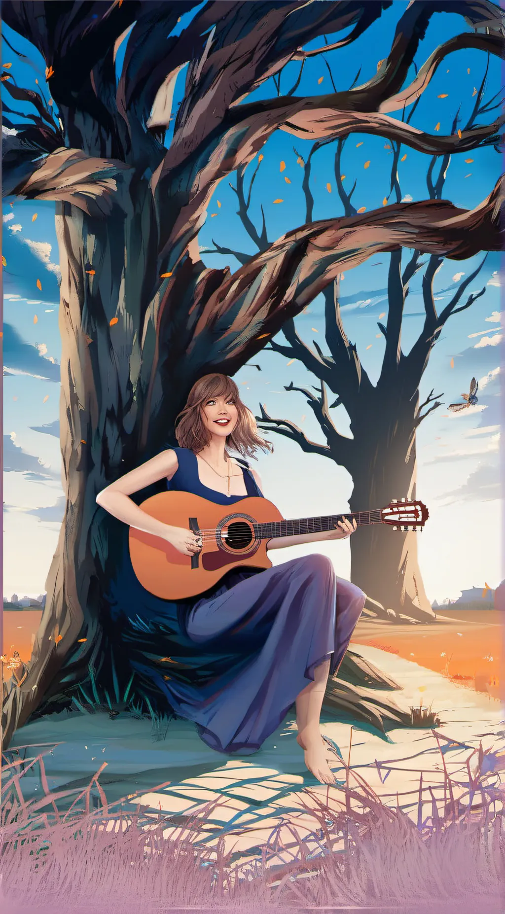 ai character: Taylor Swift  background