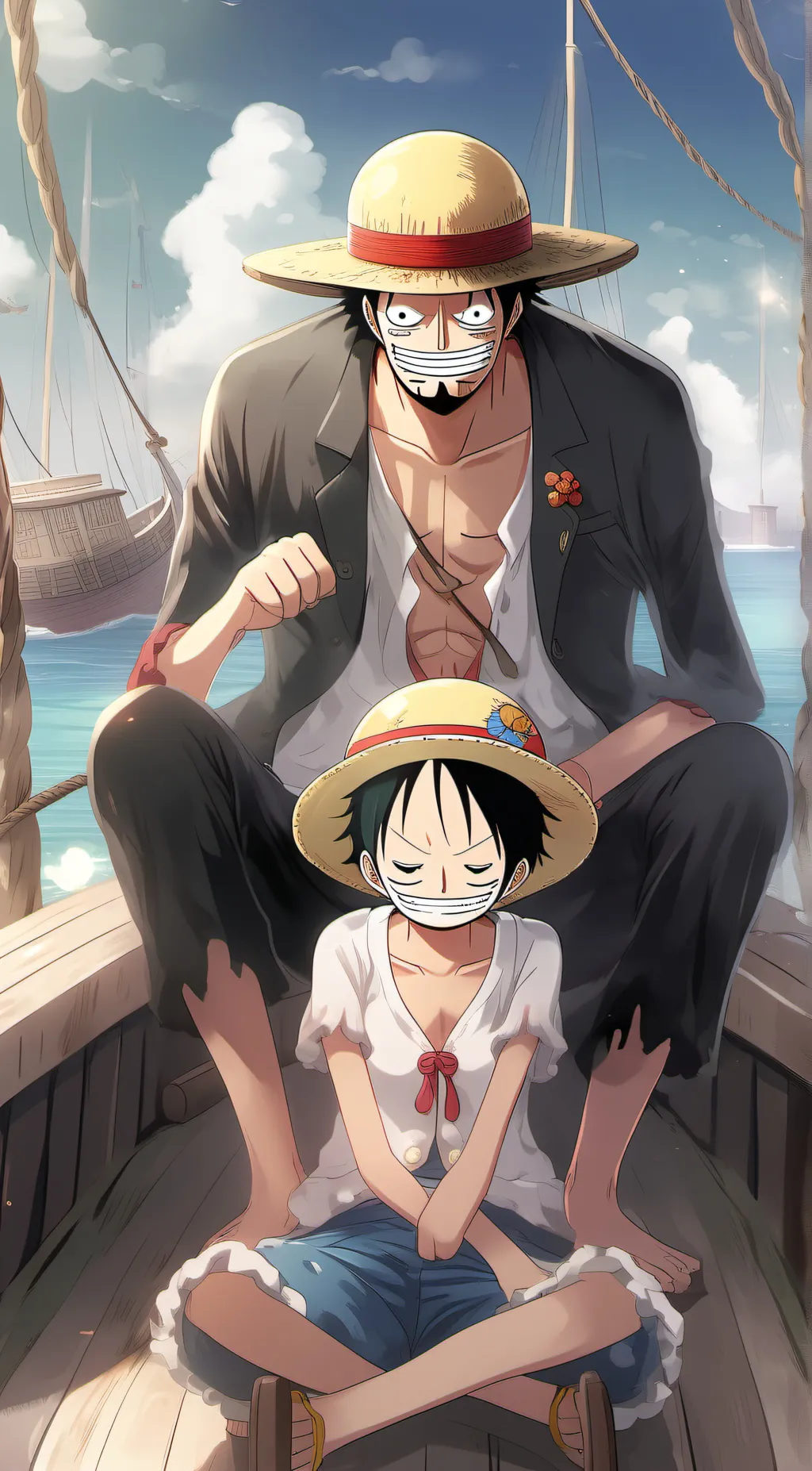 ai character: one piece crew background
