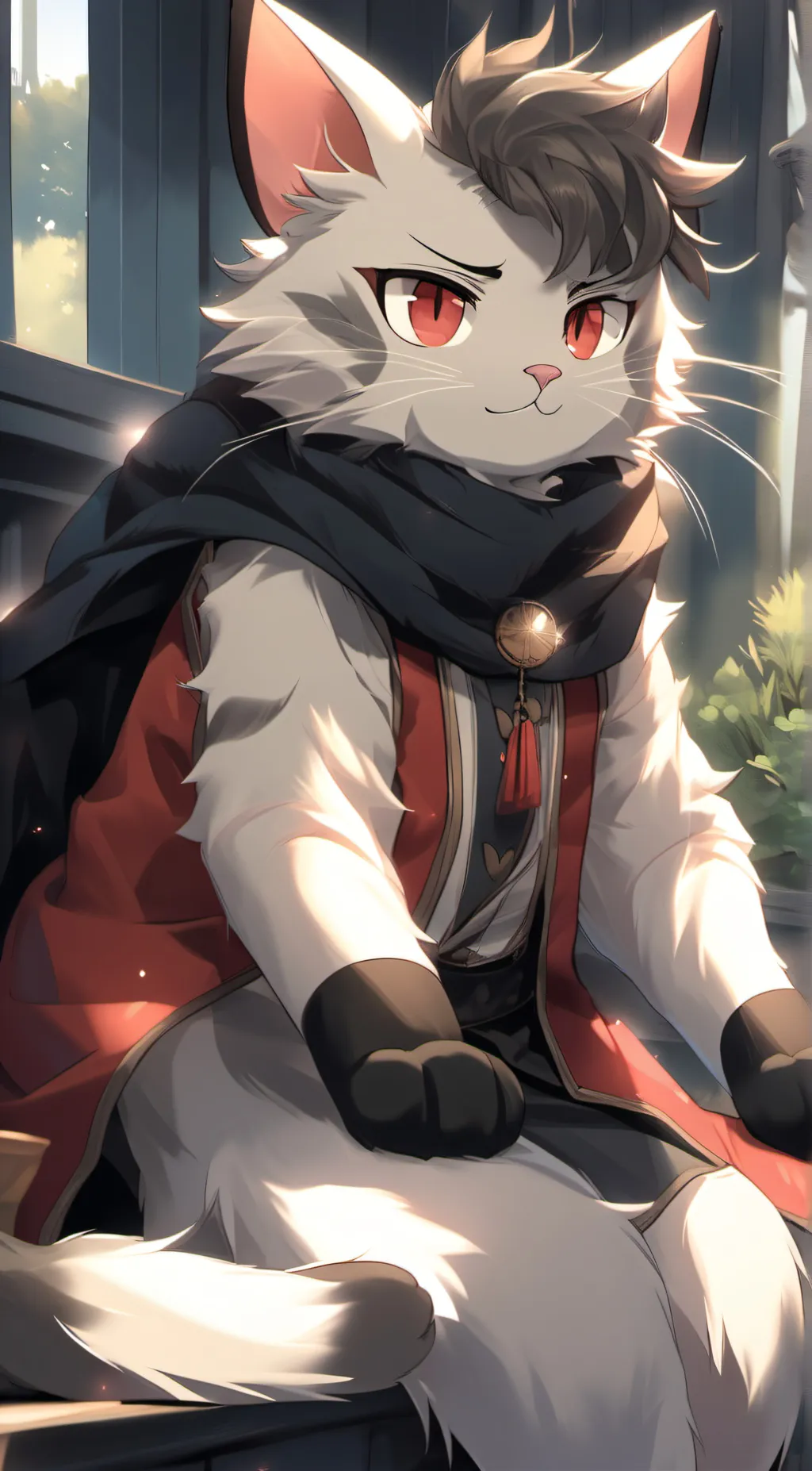 ai character: Boykisser background