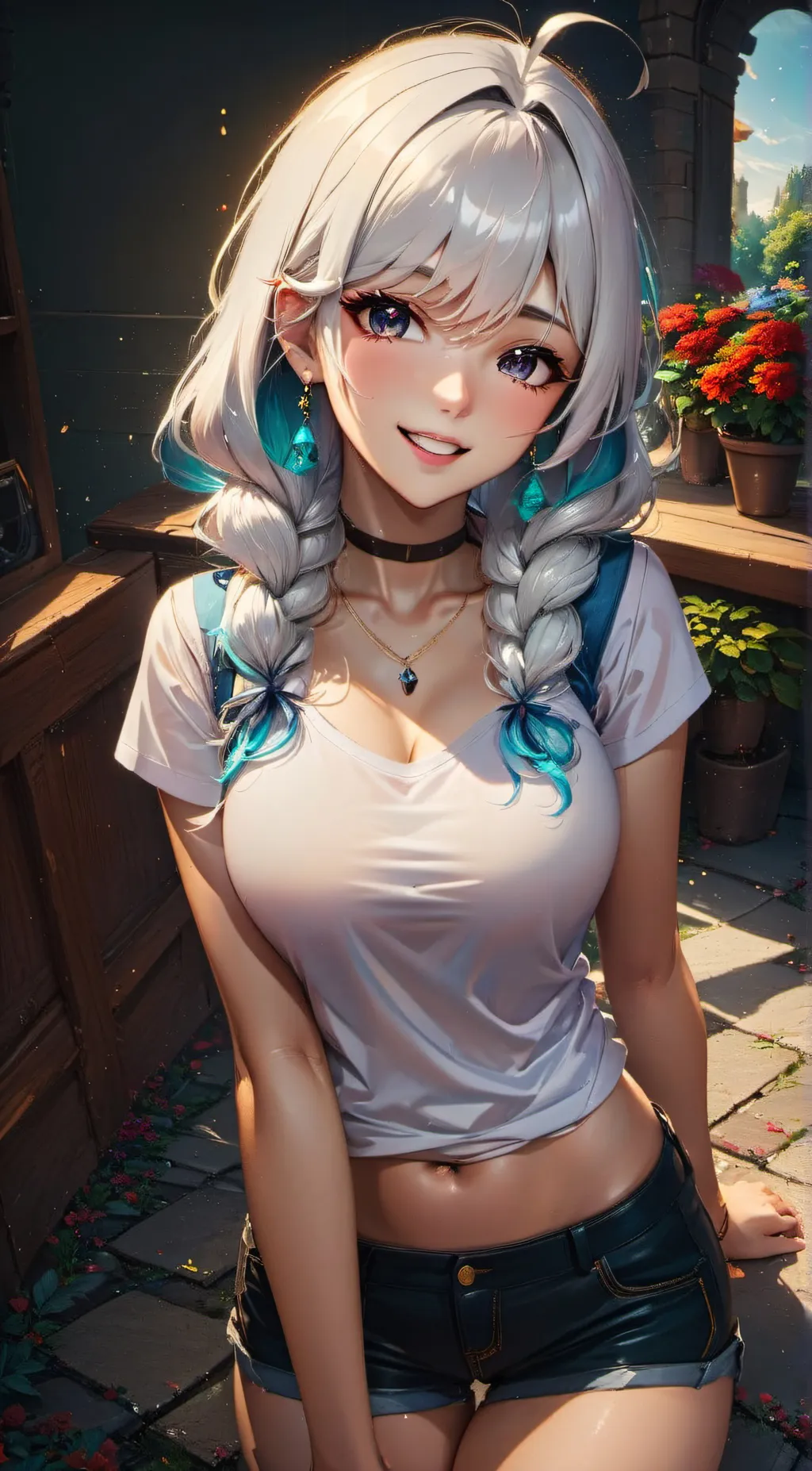 ai character: luna background