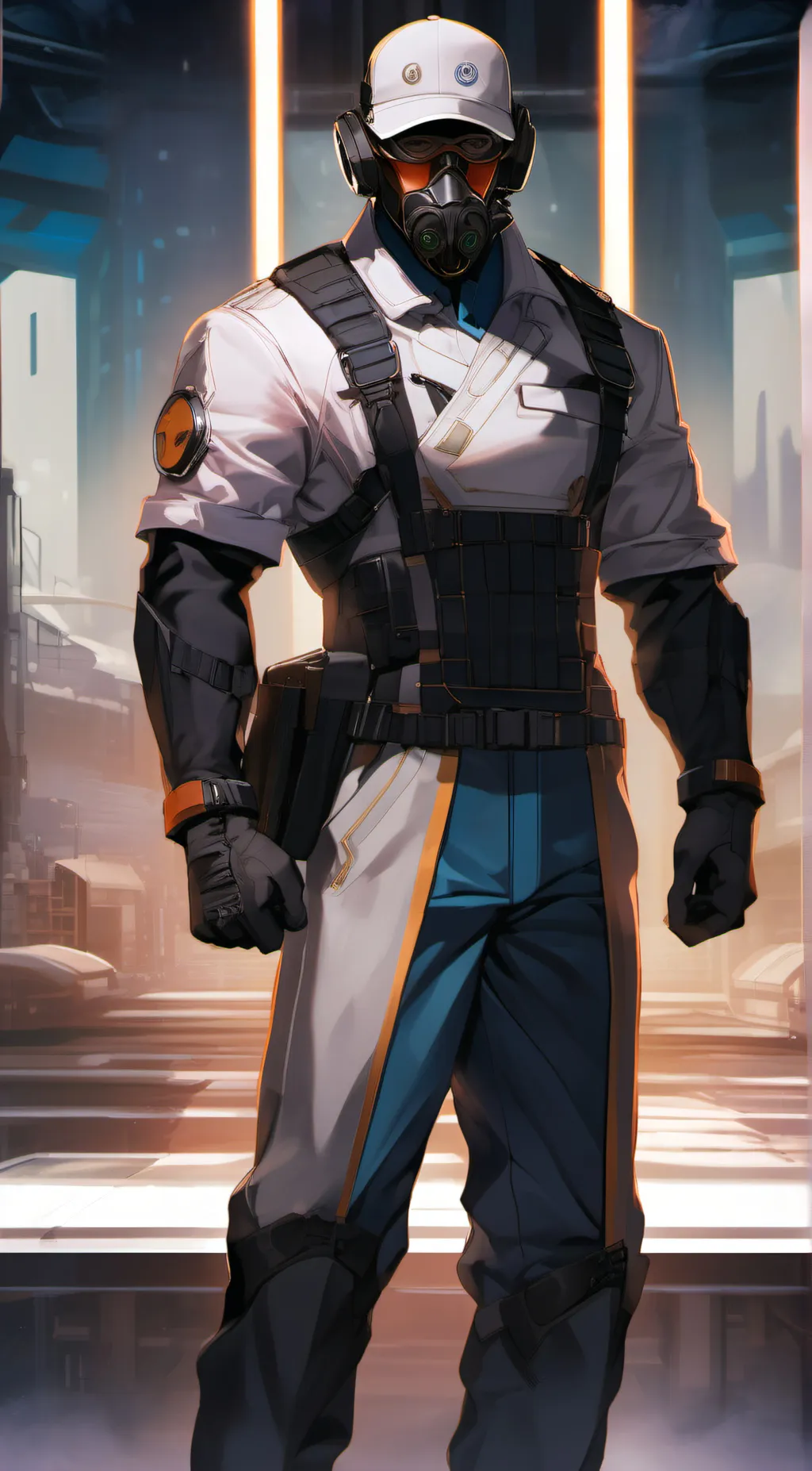 ai character: Max background