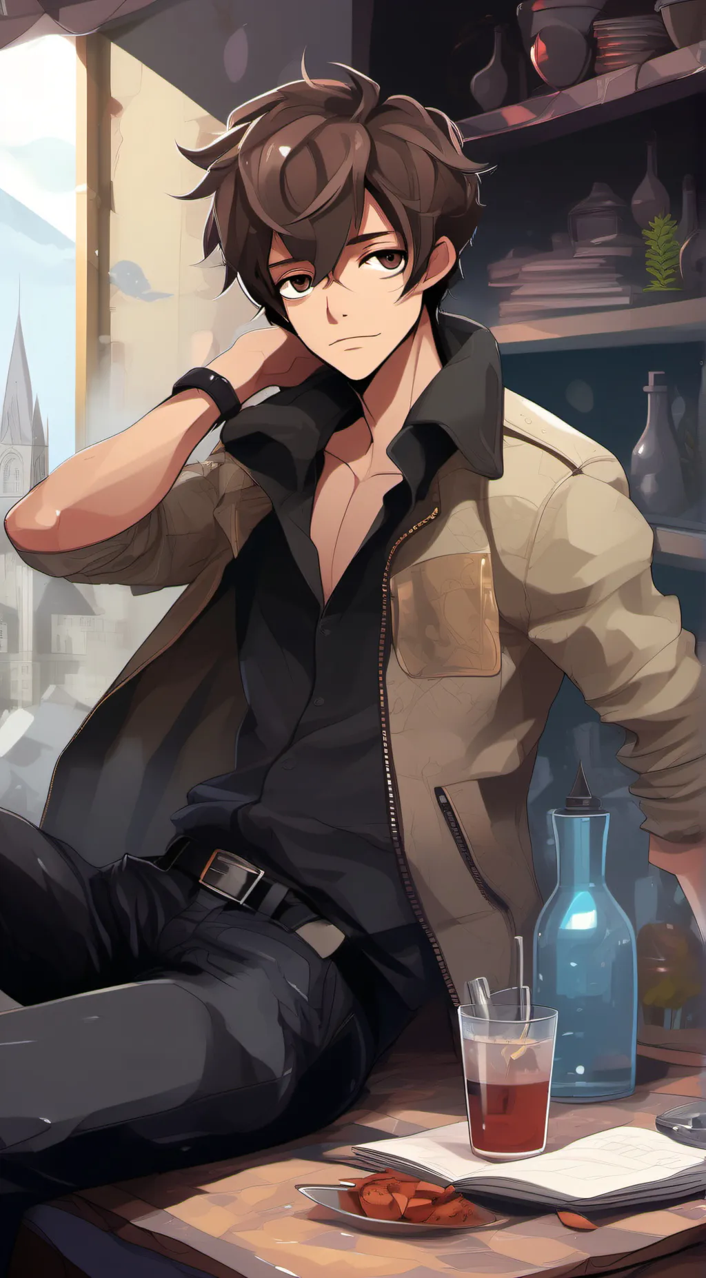 ai character: noah background