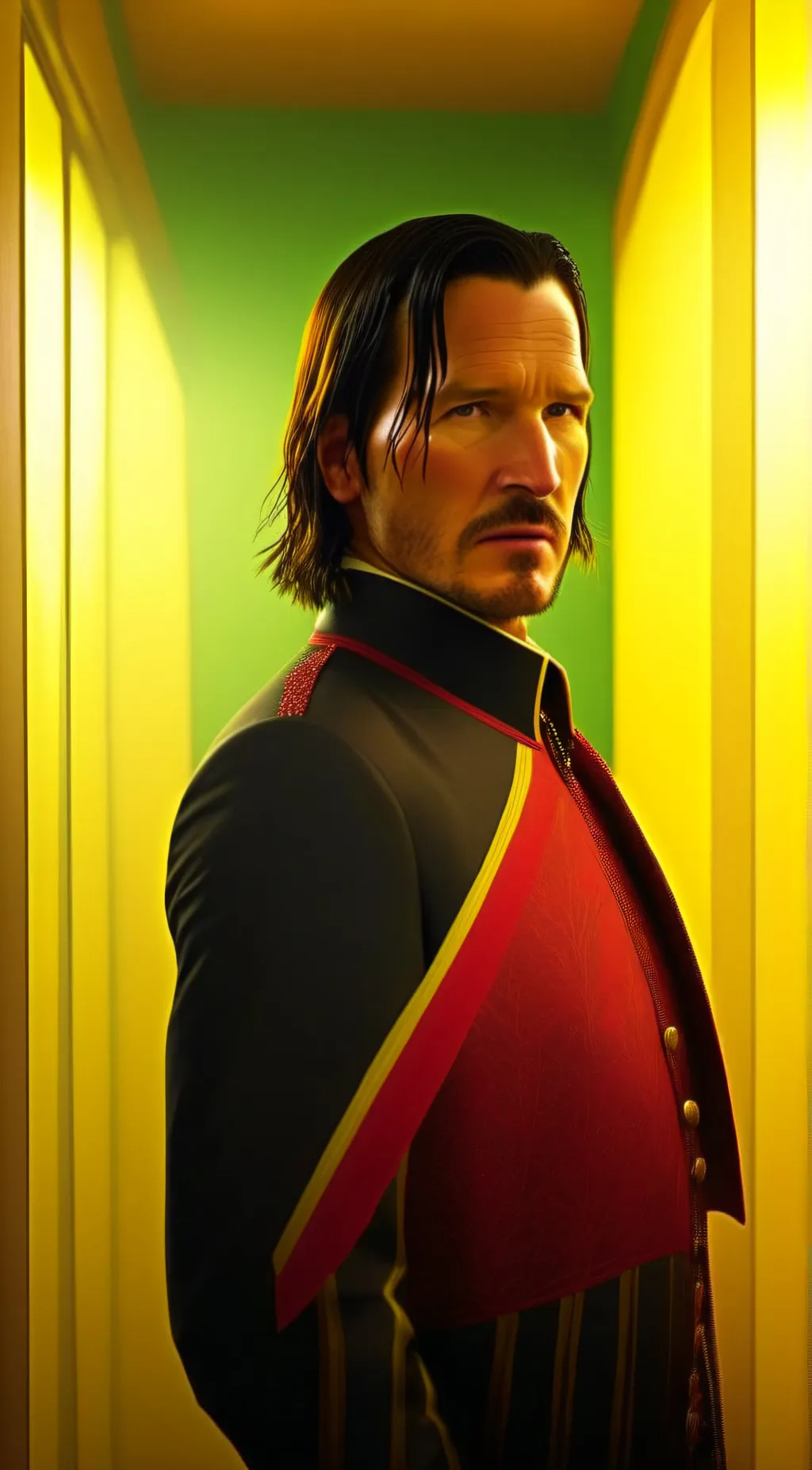 ai character: John wick  background