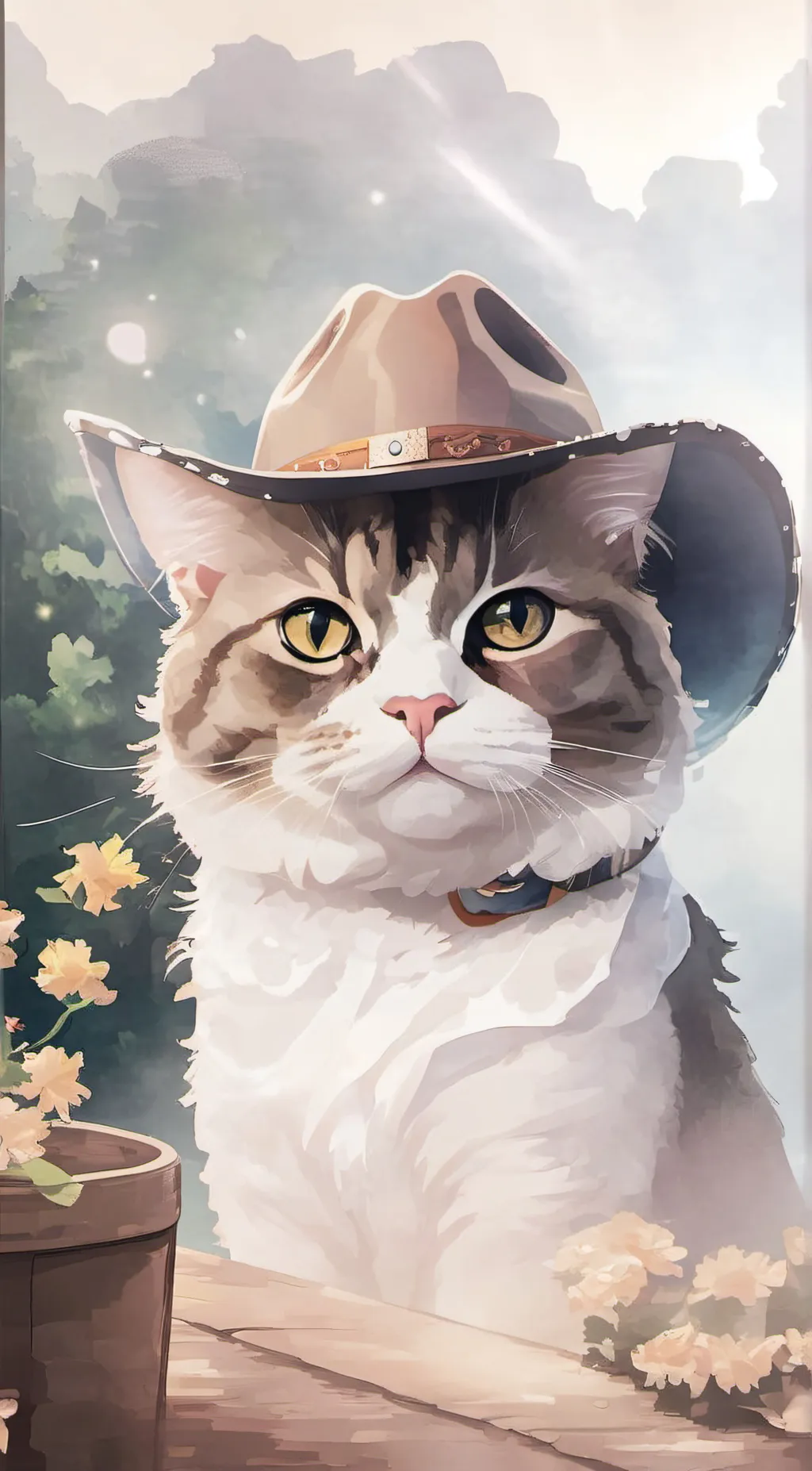 ai character: Luna background