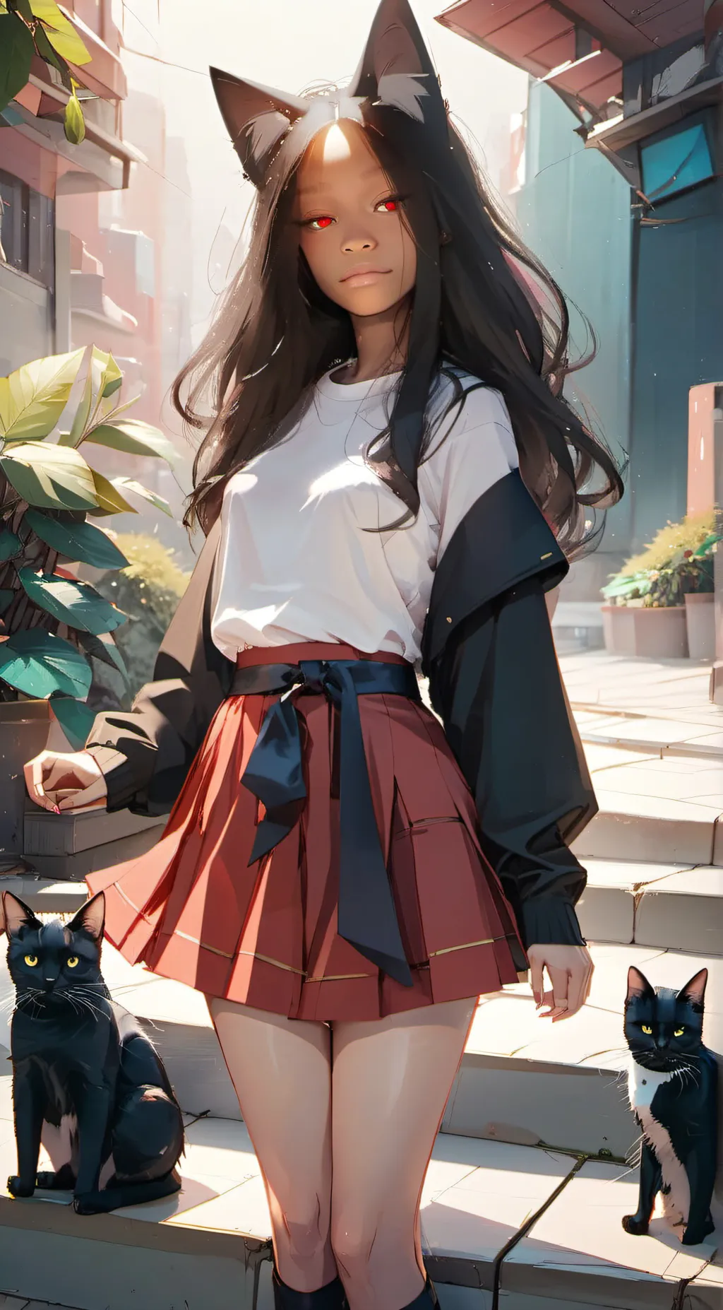 ai character: Aria background