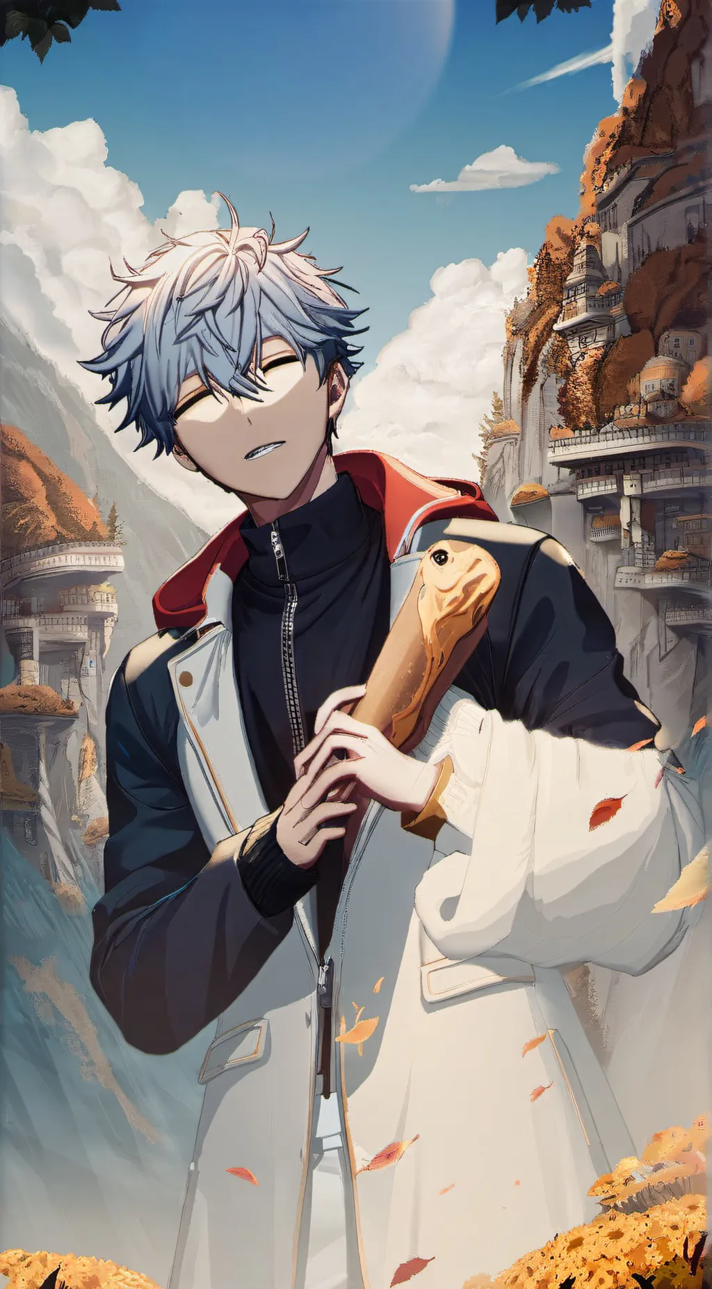 ai character: gojo background