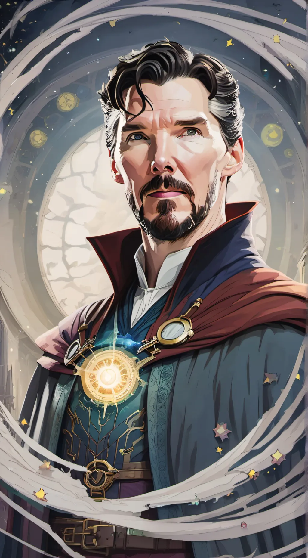 ai character: Doctor Strange background