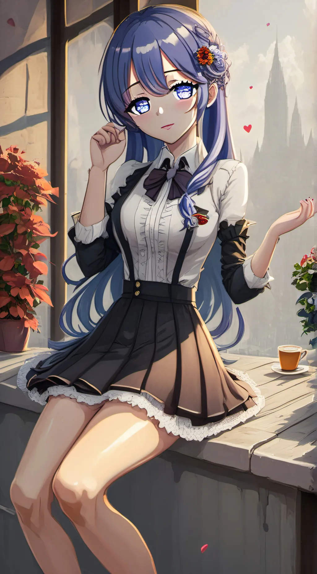 ai character: Manuka  background
