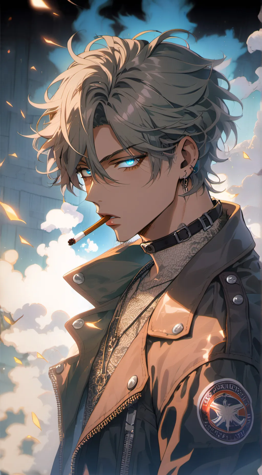 ai character: Easton West background