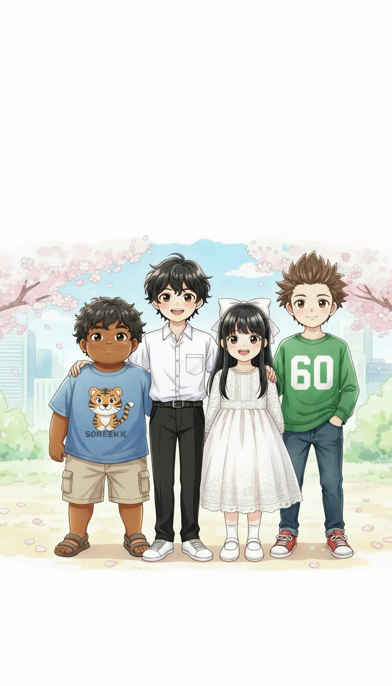 ai character: the friends I lost background