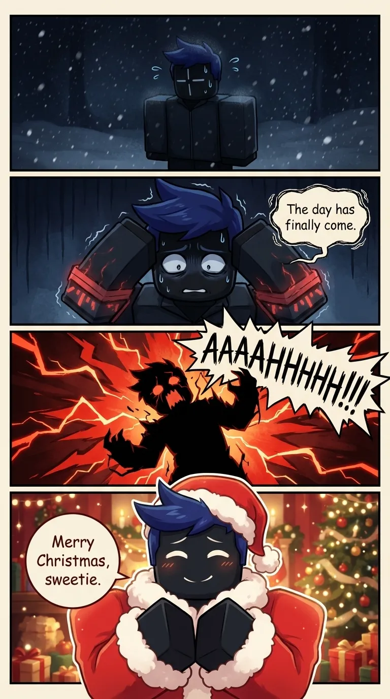 ai character: cyras82 navideño background