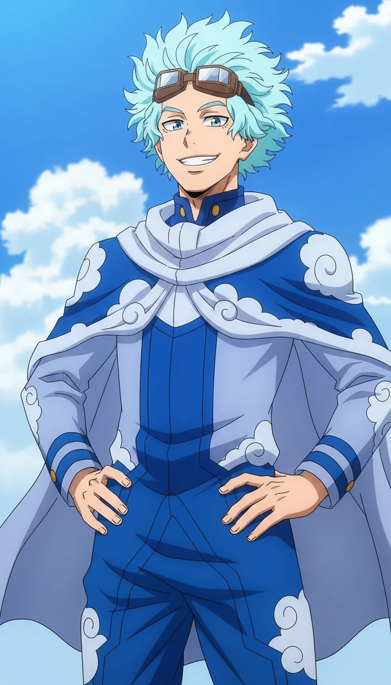 ai character: Loud Cloud  background