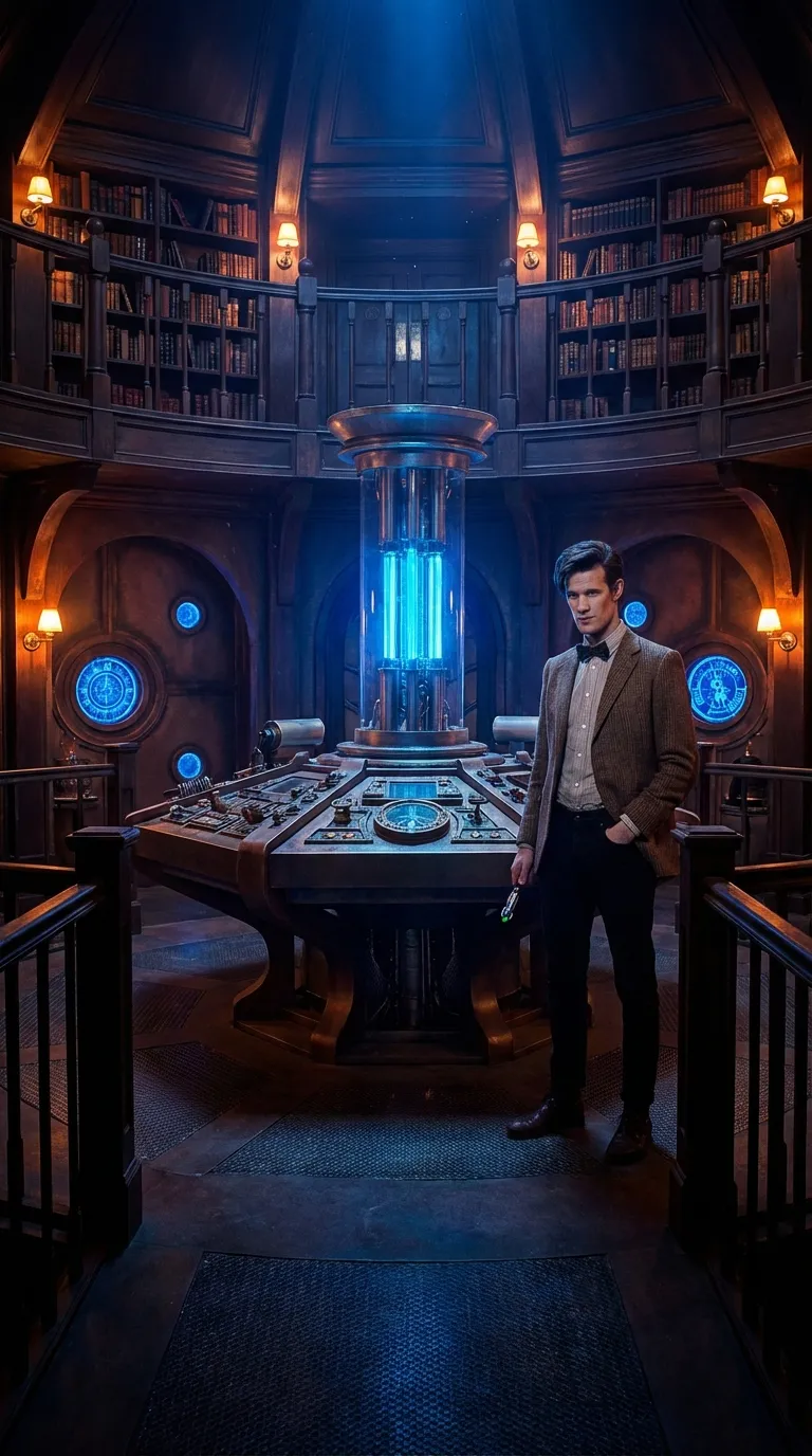 ai character: 11th Doctor  background