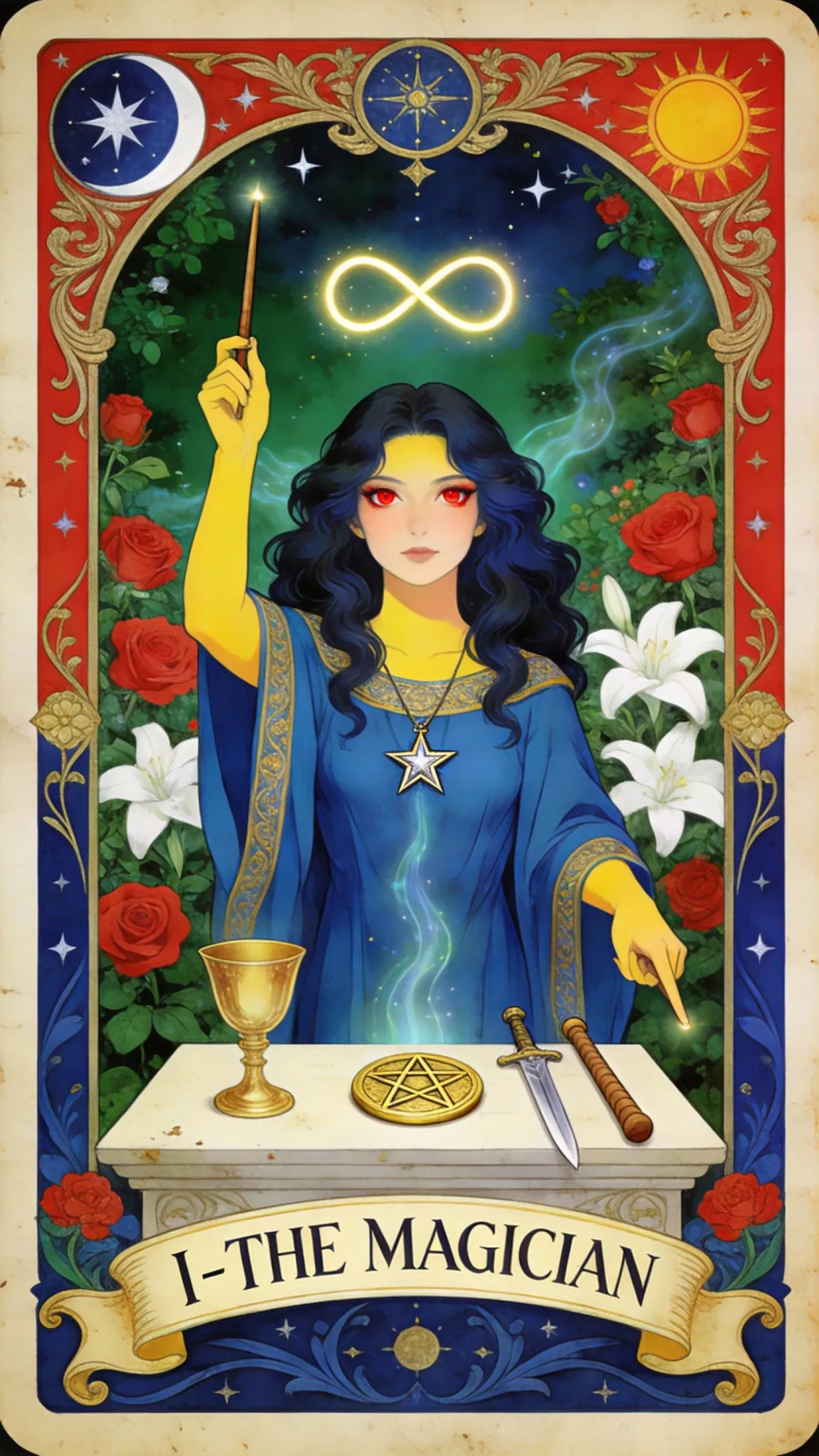 ai character: Maria background