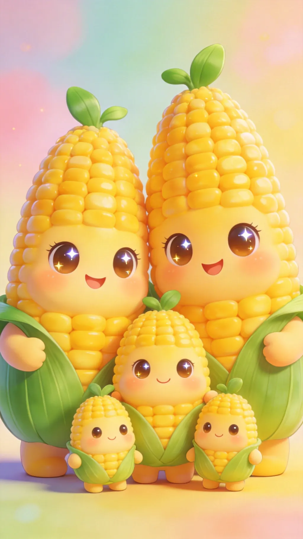 ai character: CORN✨✨✨ background