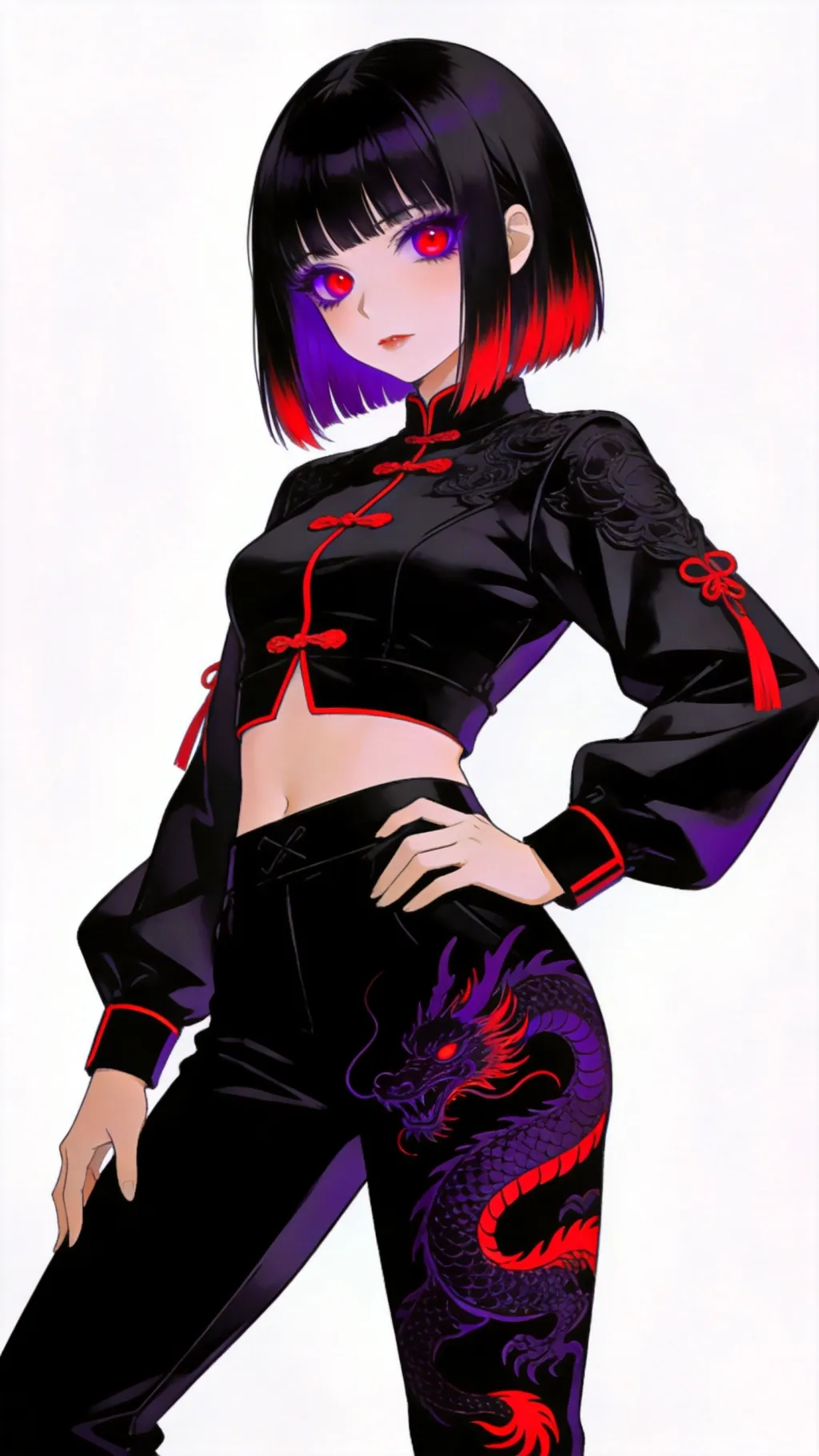 ai character: 💜Kanaze Yamagute🐉 background