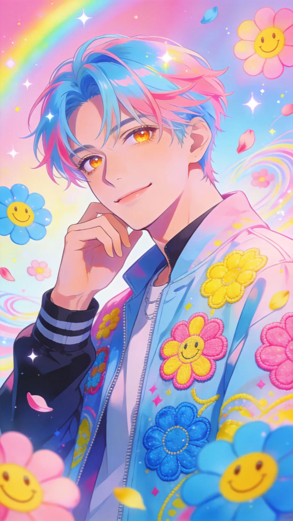 ai character: ☆Harvey ☆ background