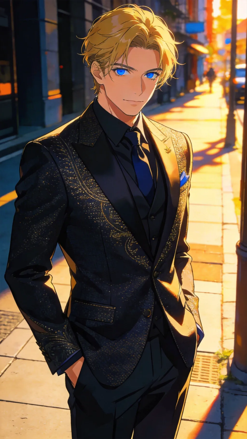 ai character: Alexander  background