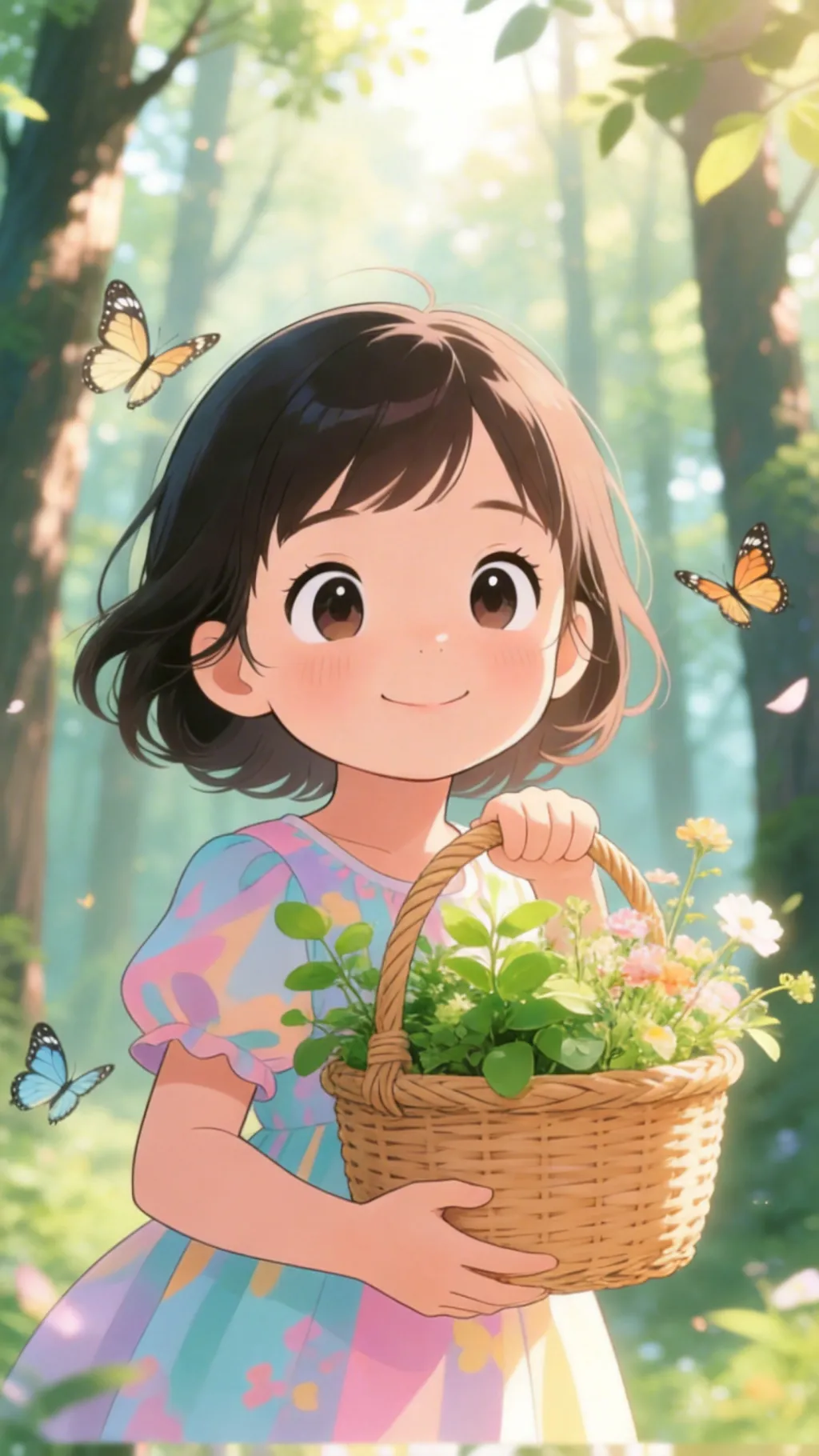 ai character: MHA eres una niña background