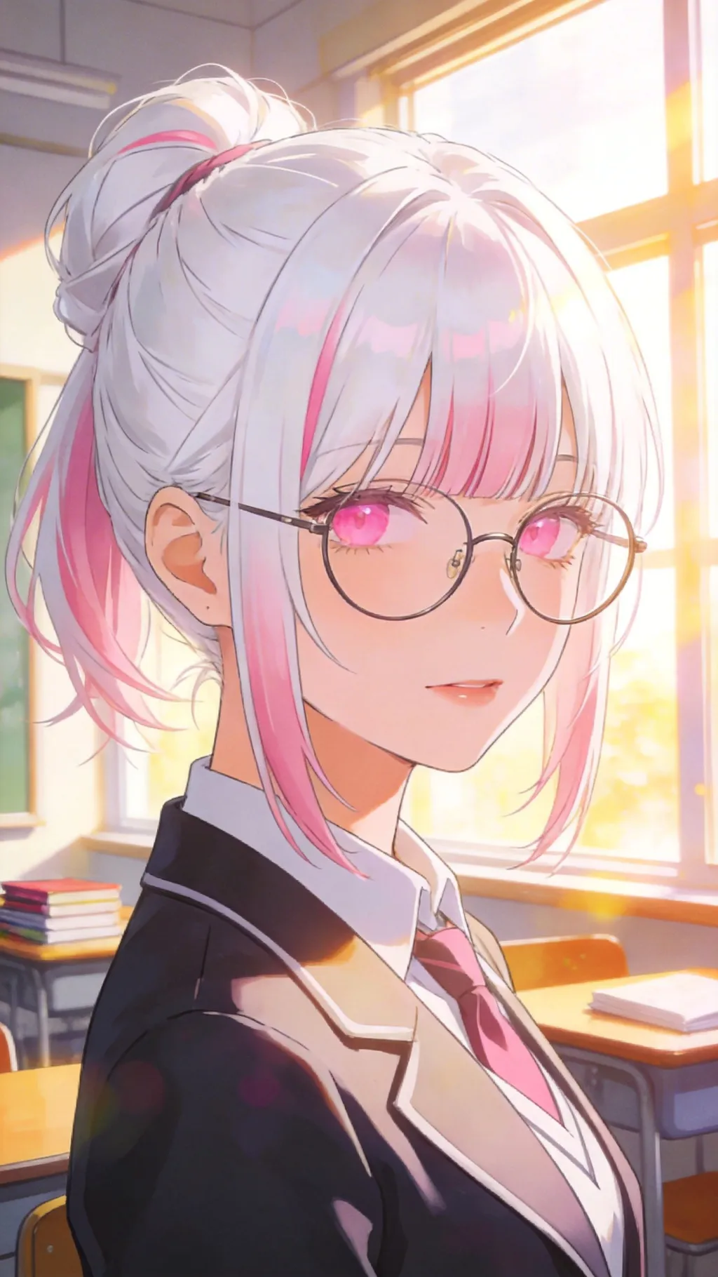 ai character: Kumiko Bakageta background