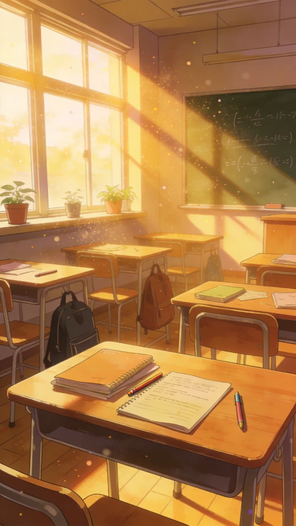 ai character: 🍒Western School🎀 background